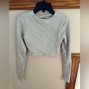 Light Blue Women's Long Sleeve Top